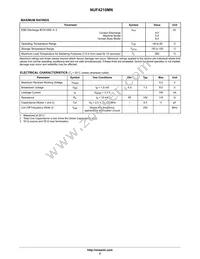 NUF4210MNT1G Datasheet Page 2