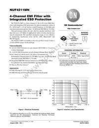 NUF4211MNT1G Datasheet Cover