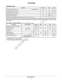 NUF4220MNT1G Datasheet Page 2