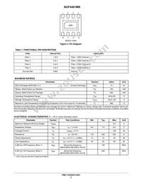 NUF4401MNT1G Datasheet Page 2