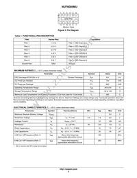 NUF6005MUT2G Datasheet Page 2