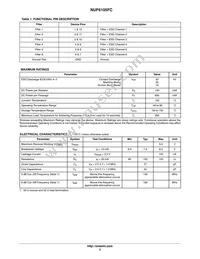 NUF6105FCT1G Datasheet Page 2