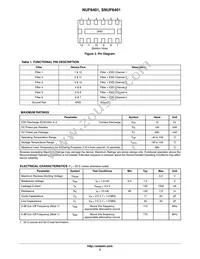 NUF6401MNT1G Datasheet Page 2