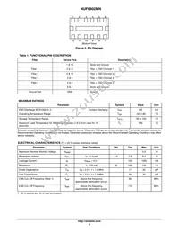 NUF6402MNT1G Datasheet Page 2