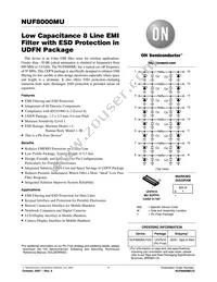 NUF8000MUT2G Datasheet Cover