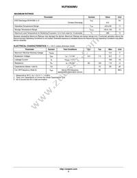 NUF8000MUT2G Datasheet Page 2