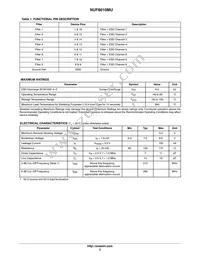 NUF8010MUT2G Datasheet Page 2