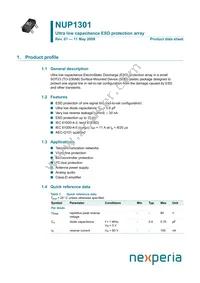 NUP1301 Datasheet Cover