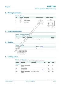 NUP1301 Datasheet Page 2