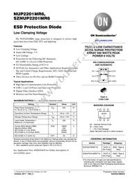 NUP2201MR6T1 Datasheet Cover