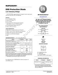 NUP2202W1T2G Datasheet Cover