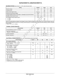 NUP2301MW6T1 Datasheet Page 2