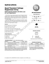 NUP4012PXV6T1G Datasheet Cover