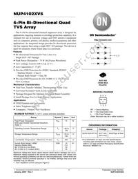 NUP4102XV6T1G Datasheet Cover