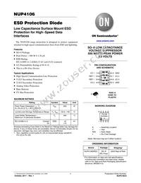 NUP4106DR2G Datasheet Cover