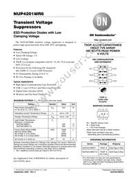 NUP4201MR6T1G Datasheet Cover