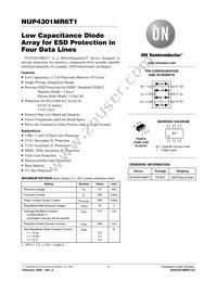 NUP4301MR6T1 Datasheet Cover