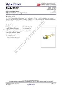 NV4V31MF-A Datasheet Cover