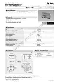 NV5032SB-122.88M-NSA3550A Datasheet Cover