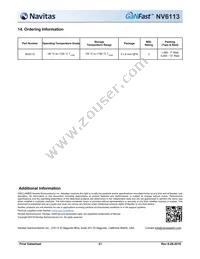 NV6113 Datasheet Page 21