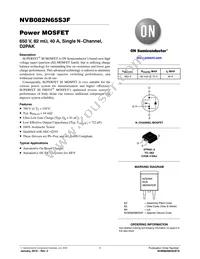 NVB082N65S3F Datasheet Cover