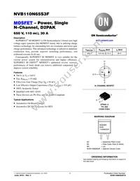 NVB110N65S3F Datasheet Cover