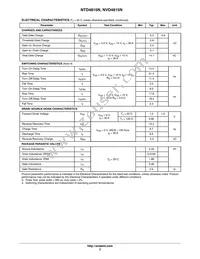 NVD4815NT4G Datasheet Page 3