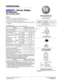 NVD5C454NLT4G Datasheet Cover