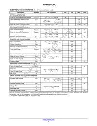 NVMFS5113PLWFT1G Datasheet Page 2