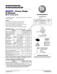 NVMFS5H663NLWFT1G Datasheet Cover