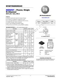 NVMYS8D0N04CTWG Datasheet Cover