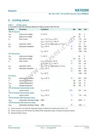 NX1029X Datasheet Page 3