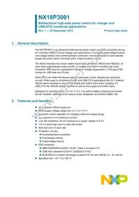 NX18P3001UKZ Datasheet Cover