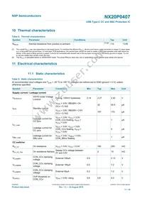 NX20P0407UKAZ Datasheet Page 11