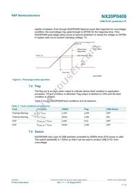 NX20P0408UKZ Datasheet Page 7