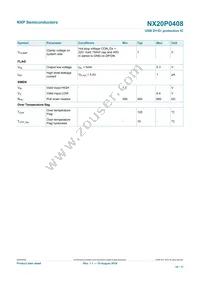 NX20P0408UKZ Datasheet Page 10