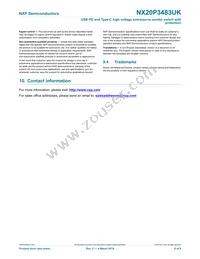 NX20P3483UKAZ Datasheet Page 8