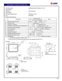 NX2520SA-24MHZ-EXS00A-CS11339 Datasheet Cover