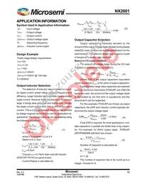 NX2601CMTR Datasheet Page 13