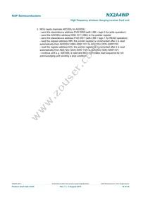 NX2A4WPZ Datasheet Page 16