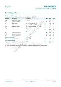 NX3008PBK Datasheet Page 3