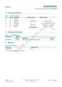 NX3008PBKV Datasheet Page 2