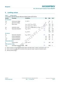 NX3008PBKV Datasheet Page 3