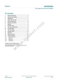 NX3020NAK Datasheet Page 15