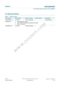 NX3020NAKVYL Datasheet Page 11