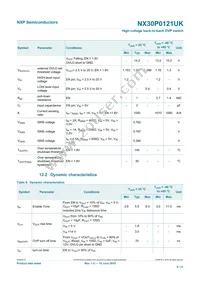 NX30P0121UKZ Datasheet Page 9