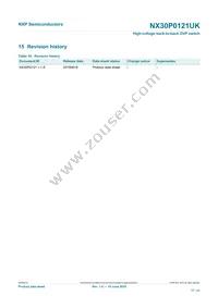 NX30P0121UKZ Datasheet Page 17