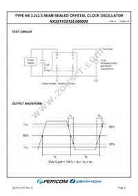 NX3211C0125.000000 Datasheet Page 4