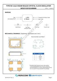 NX3211C0125.000000 Datasheet Page 6