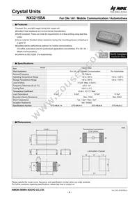 NX3215SA-32.768K-STD-MUA-14 Datasheet Cover